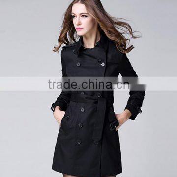 Double Breasted Fashion Design Winter Women Coat photo-2