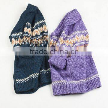 Spring Winter Little Grils Sweater Kids Knitted Sweater With Button Children Knit Pullover Sweaters photo-2