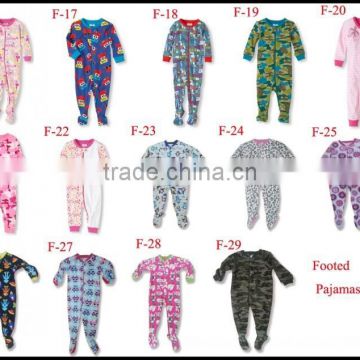 TinaLuLing Wholesale 100% Cotton Baby Footed Pajamas,Kids Jumpsuits,Baby One piece Pajama