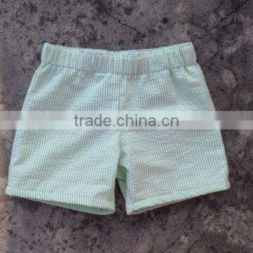 Boys Summer Beach Shorts Seersucker Fabric Swim Trunk Toddler Boy Beachwear photo-3