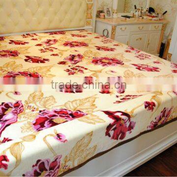 100% polyester Mink velvet blanket for home