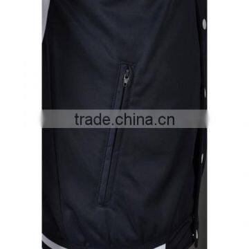 Men Wholesale Fashion Satin Wool Varsity Jackets photo-6