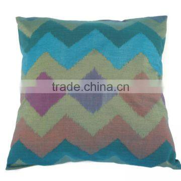 Ikat Patchwork Cushion Cover photo-6