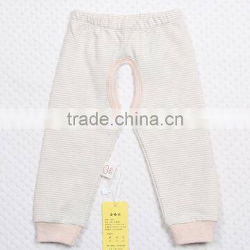 Wholesale Organic Cotton Baby Boys and Girls Opened Pants photo-2