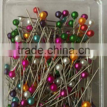 Hot Sale of Flat HEAD PIN/glass Head Pin / Pearl Head Pin /flower Head Pin/leaf Head Pin/heart Head Pin With Pin Length 55mm photo-2