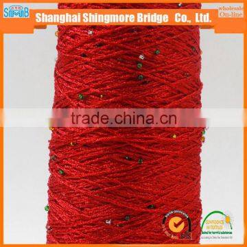 Polyester Yarn Supplier Hot Cheap Wholesale OEKO-Tex Standard Quality 100 Polyester Beads Yarn for Knitting photo-6