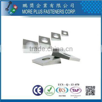 Taiwan Stainless Steel 18-8 Copper Brass Aluminum Square Washer Square Plate Washers Square Hole Washer photo-3