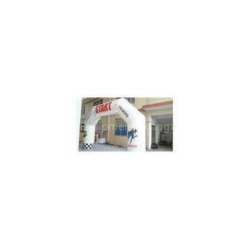 OEM waterproof PVC tarpaulin inflatable start finish arch With 6 x 4mH