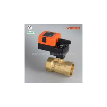 220V AC ON/OFF Control Motorized Electric Ball Valve