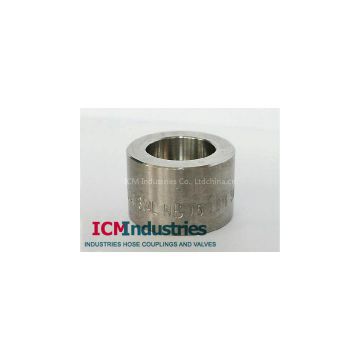 Forged 3000lb stainless steel screw Half coupling socket