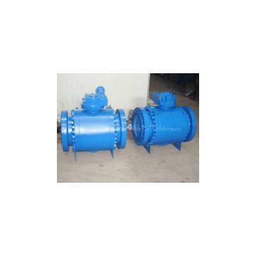 Cast Steel IronTrunnion Mounted Ball Valve photo-2
