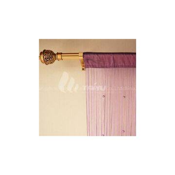 Single Color String Curtain With Beads