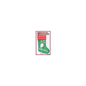 embroidered christmas stocking  09STM57