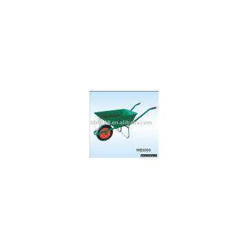 metal wheelbarrow