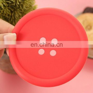 mug coaster silicone rubber soft pvc mug cup mat