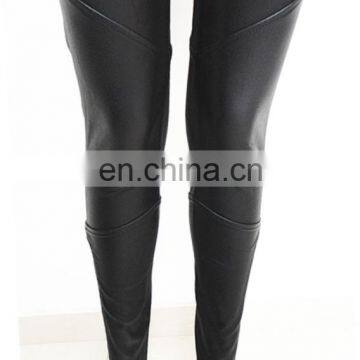 Wholesale Stretch Leather Leggings Stretch Pants Genuine Leather Pants for Women photo-3