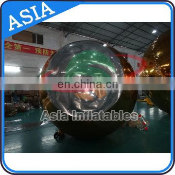 Fashion Show Party Decoration Silver Color Pvc Inflatable Mirror Ball