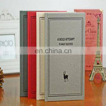 Custom Perfect Binding Hardcover Notebook /Cheap Coloring Notebook Printing with logo deboss