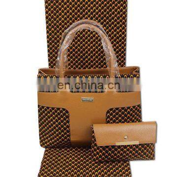 High quality hollandais wax matching bag african wax prints fabrics for bags for women