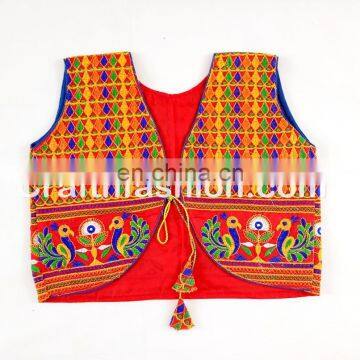 Indian Jacket Koti- Traditional Jacket Koti- Navratri Jacket Koti- Hand Embroidered Jacket Koti photo-3