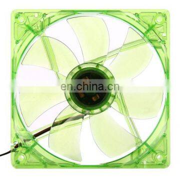 dropshipping mini fan 12025 4 Pin DC 12V 0.30A Computer Case Cooler Cooling Fan with LED Light, Size: 120x120x25mm (Green)