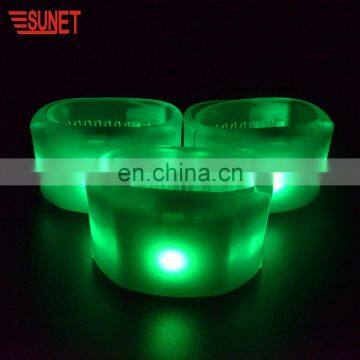 DMX 2.4G+Program Led Wristband 2018 Happy New Year Flashing Led Bracelet