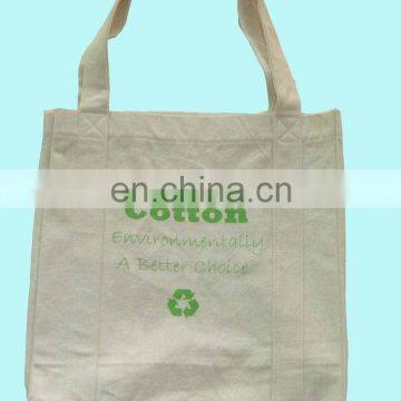 HOT SALE recyclable cheap plain cotton canvas tote bag