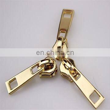custom metal zipper head handbag fancy zipper pullers