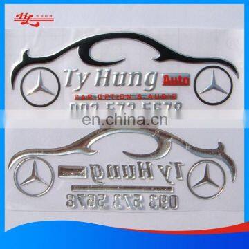 Custom wholesale bumper sticker printing and 3D sticker with 3M adhesive