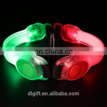 Led reflective bracelet colorful safety light armband for promotion