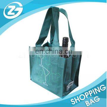 Custom promotional pp non woven beer bottle bag