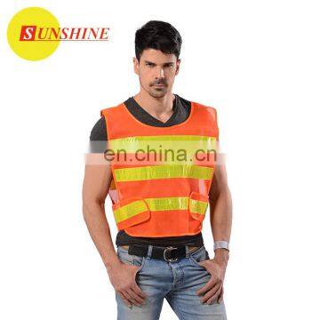 EN13356 Reflective cheap high visibility Safety fashion vest