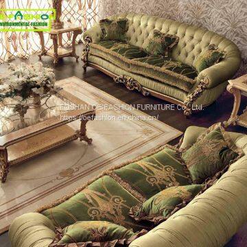 OE-FASHION antique sofa set designs classical french antique sofa latest sofa design