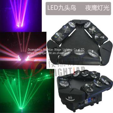 （NJ-B910）9eyes LED Spider Light Stage Lighting DJ Party Disco Wedding Lighting