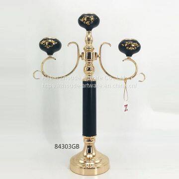 Modern Gold Metal Candle Holder From China photo-3