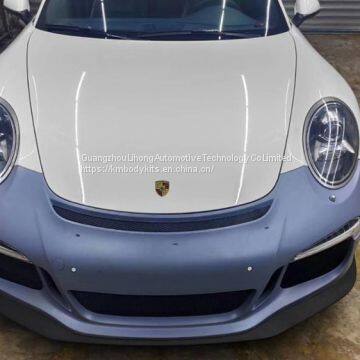Km for 2012-2016 Carrera 911 991.1 Upgrade GT3 Front Bumper Body Kits Facelift photo-2