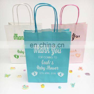 Personalized party present baby shower nice paper gift bag