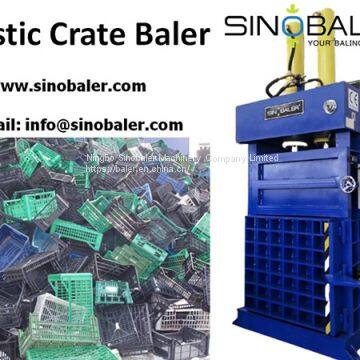 Plastic Crate Baler Machine