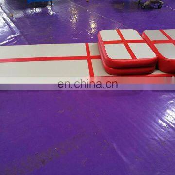 Cheap Outdoor PVC Air Floor Yoga Fitness Gymnastics Mat Inflatable Tumble Track For Sale