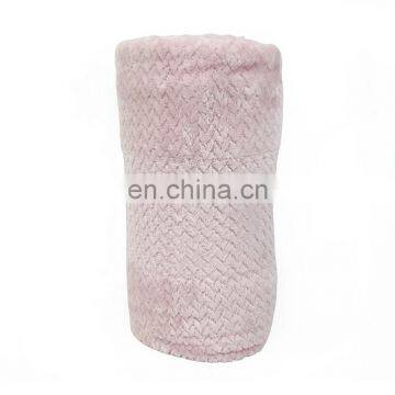 Flannel Fleece Throw Blanket Super Soft Waffle Textured Patterns Warm Lightweight Blanket for Bed Couch photo-2