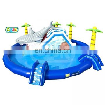 shark china commercial inflatable water park for sale