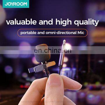 JOYROOM Lapel Microphone for Mobile Phone Singing Recording Lavalier Microphone Universal Professional for Camera Tablet photo-5