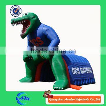 giant crocodile inflatable tunnel inflatable football tunnel