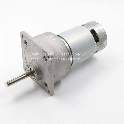 Kegu Motor KG-60B775 60mm high torque 70kg.cm 5.5rpm dc planetary metal geared motor for Bank office equipment