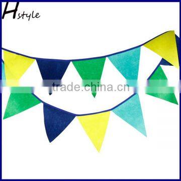 Fabric Bunting Pennant Flags Banner Party Wedding Christmas Decoration PLC009 photo-4