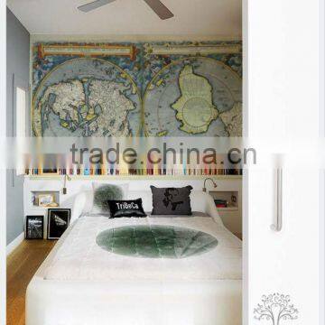 Explorer Design Wallpaper Roller Blind and Upholstery