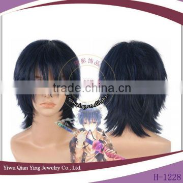 cheap Ao no Exorcist Okumura rin Short Black Cosplay Wig