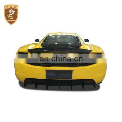 Carbon Fiber Parts Double Deck Rear Wing Spoiler For Mclaren  Mp4 12C Model Car Upgrade To RZ Style