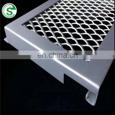 Guangzhou Manufacturer Aluminum Expanded Metal Mesh with Frame Used For Building Wall and Ceiling