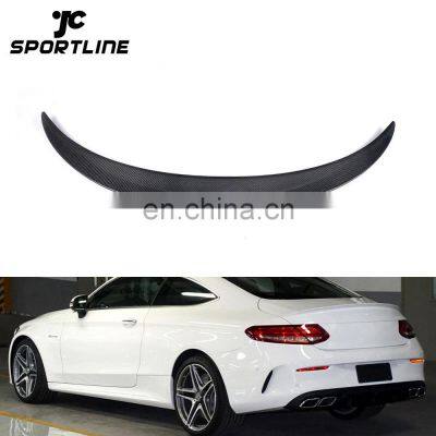 15-17 C-Class C205 Carbon Fiber Boot Spoiler for Mercedes W205 C63 AMG Coupe 2-Door